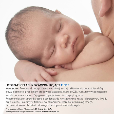 Emotopic Med+ Hydro-micelarny szampon kojący, 250ml