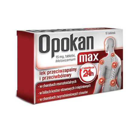 Opokan Max tabletki 15 mg, 10 sztuk 