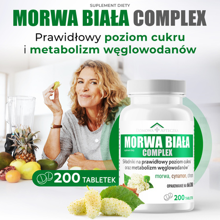 Morwa Biała Complex Domowa Apteczka tabletki, 200 sztuk