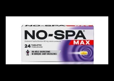 No-Spa MAX 80 mg tabletki powlekane, 24 sztuki