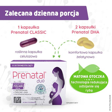 Prenatal DUO 60 + 30 kapsułek DATA WAŻNOŚCI 03.2025r.