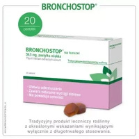 Bronchostop 20 pastylek do ssania