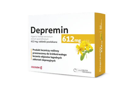 DEPREMIN 612 mg x 20 tabletek powlekanych