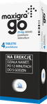 MAXIGRA GO 25 mg x 4 tabletki powlekane