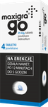 MAXIGRA GO 25 mg x 4 tabletki powlekane DATA WAŻNOŚCI 05.2025r.