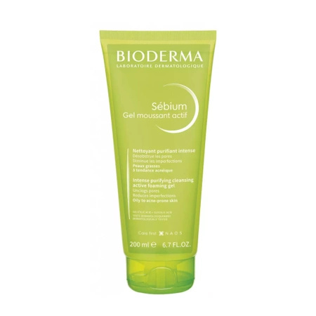 BIODERMA SEBIUM Gel moussant actif 200ml DATA WAŻNOŚCI 01.2024r.