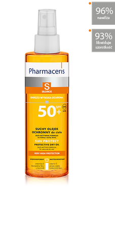 PHARMACERIS S SUN PROTECT Suchy Olejek ochronny SPF50+ 200ml