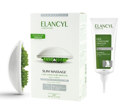 ELANCYL SLIM MASSAGE Masażer + Żel-koncentrat wyszczuplający 200ml 