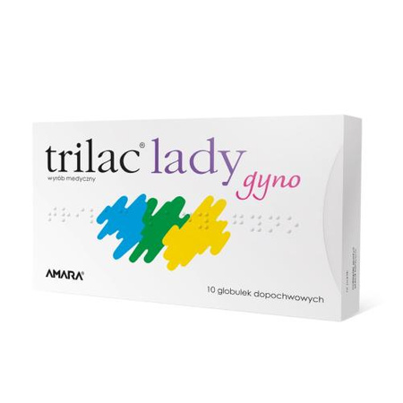 Trilac Lady Gyno globulik dopochwowe, 10 sztuk