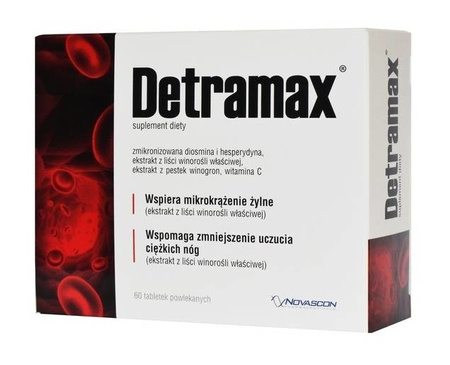 Detramax, 60 tabletek powlekanych