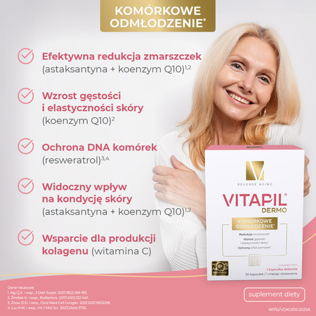 Vitapil Dermo Komórkowe Odmłodzenie kapsułki, 30 sztuk