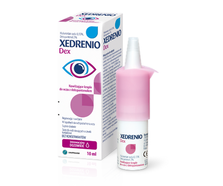 XEDREMIO Dex Nawilżające krople do oczu z dekspantenolem 10 ml