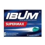 Ibum Supermax 600mg kapsułki miękkie, 20 sztuk