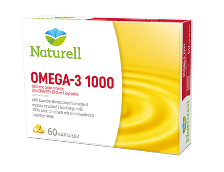 NATURELL Omega-3 1000 x 60 kapsułek