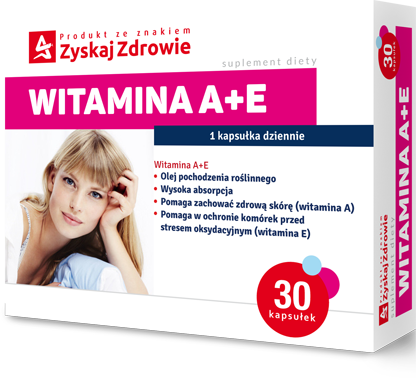 WITAMINA A+E Zyskaj zdrowie x 30 kapsułek