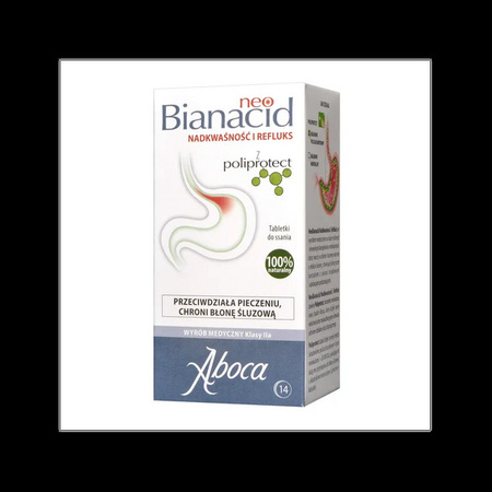 neoBianacid tabletki do ssania - smak miętowy, 14 sztuk