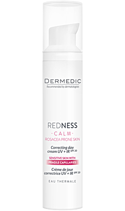 DERMEDIC REDNESS CALM Krem korygujący na dzień UV+ IR 40ml