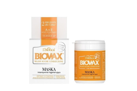 BIOVAX Maska do włosów suchych i zniszczonych 250 ml
