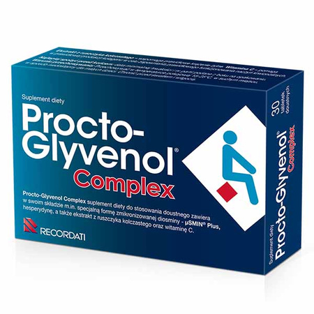 Procto-Glyvenol Complex, tabletki na hemoroidy, 30 sztuk