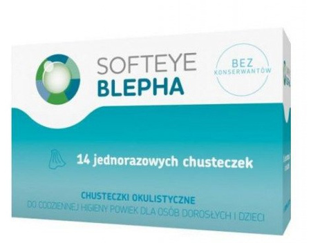 SOFTEYE BLEPHA  Chusteczki okulistyczne 14 sztuk