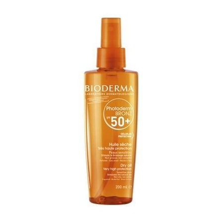 BIODERMA PHOTODERM BRONZ SPF50+ Ochronny Olejek przyspieszający opalanie 200ml