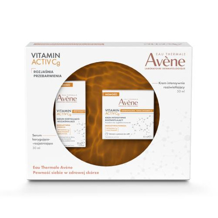 AVENE Vitamin Acitv Cg Zestwa Krem 50ml + serum 30ml