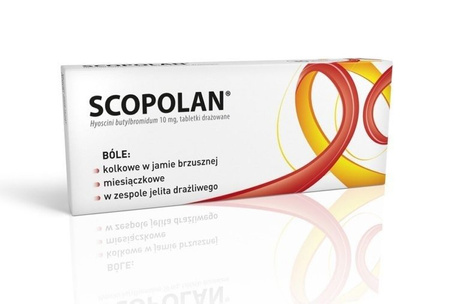 SCOPOLAN 10mg x 10 tabletek drażowanych