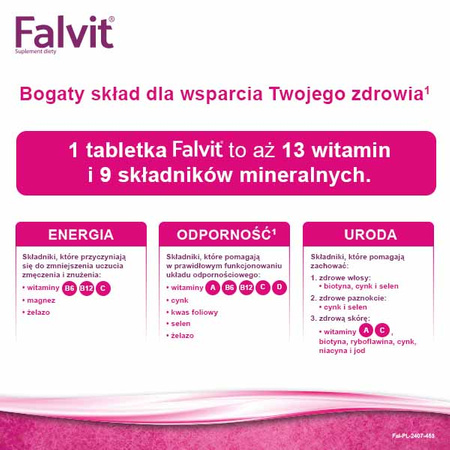 Falvit®, witaminy dla kobiet, 30 tabl.