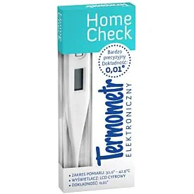 Termometr Elektroniczny - Super czuły, dokładny pomiar, Home Check, 1 sztuka