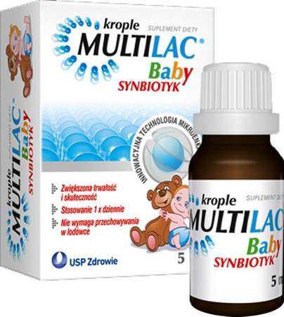 MULTILAC BABY krople doustne 5ml 