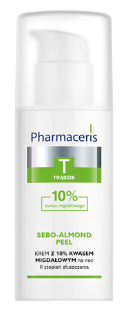 PHARMACERIS T SEBO-ALMOND PEEL 10% II stopnień złuszczania, krem na noc, 50ml
