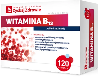 WITAMINA B12 ZYSKAJ ZDROWIE x 120 tabletek