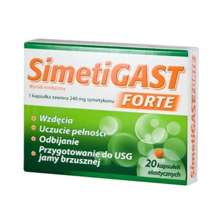 Simetigast Forte 240 mg x 20 kaps.