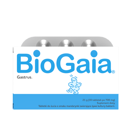 BIOGAIA GASTRUS x 30 tabletek do żucia