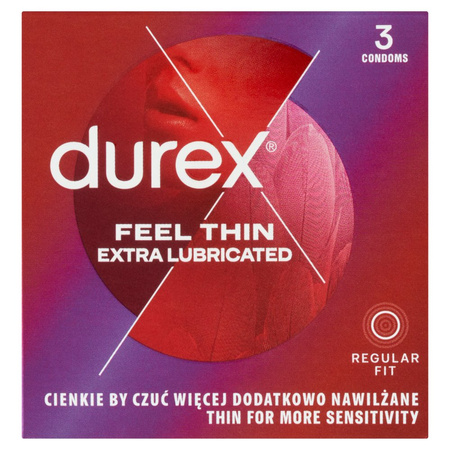 Durex Feel Thin prezerwatywy, 3 sztuki