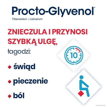 Procto-Glyvenol Krem doodbytniczy, 30g