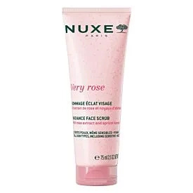 NUXE Very Rose Rozświetlający peeling złuszczający do twarzy, 75ml