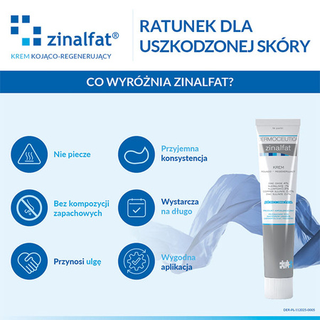 Zinalfat krem kojąco-regenerujący, 50ml