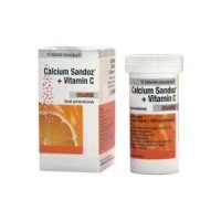 Calcium-Sandoz + Vitamin C, tabletki musujące, 10 sztuk