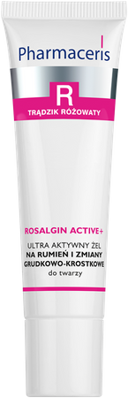 Pharmaceris R Rosalgin Active+ Ultra aktywny żel na rumień i zmiany grudkowo-krostkowe do twarzy, 30ml 