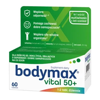 Bodymax Vital 50+ tabletki, 60 sztuk