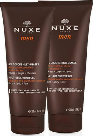 NUXE MEN Żel pod prysznic 200 ml x 2 sztuki DATA WAŻNOŚCI 12.2025r.