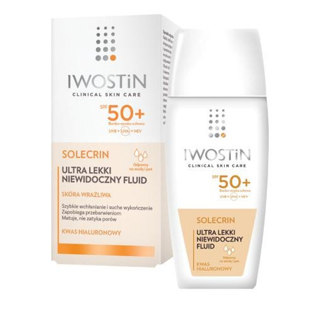 IWOSTIN SOLECRIN Ultra lekki niewidoczny fluid SPF50+, 40ml