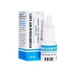 XYLOMETAZOLIN WZF 0,05% krople do nosa 10 ml