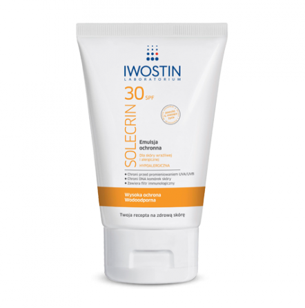 IWOSTIN SOLECRIN Emusjal ochronna SPF30+, 100ml