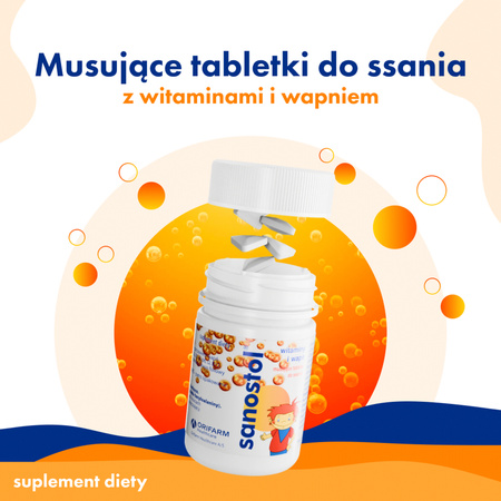 SANOSTOL x 60 tabletek do ssania