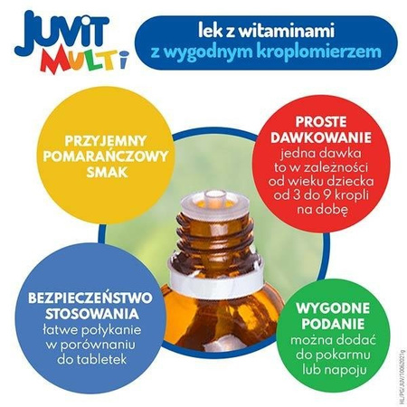 JUVIT MULTI krople doustne 10 ml ODBIÓR OSOBISTY!