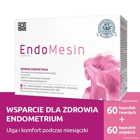 EndoMesin - 60 kapsułek twardych + 60 kapsułek miękkich