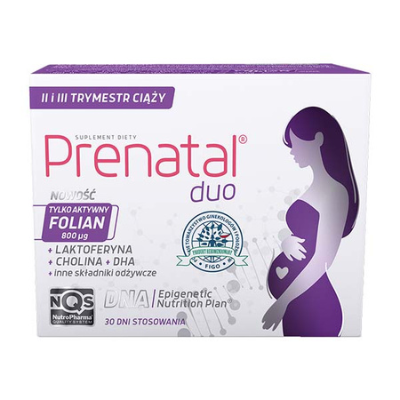 Prenatal DUO 60 + 30 kapsułek DATA WAŻNOŚCI 03.2025r.