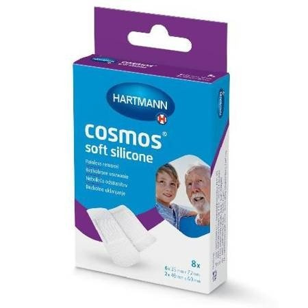 HARTMANN Plastry Cosmos Soft Silicone x 8 sztuk